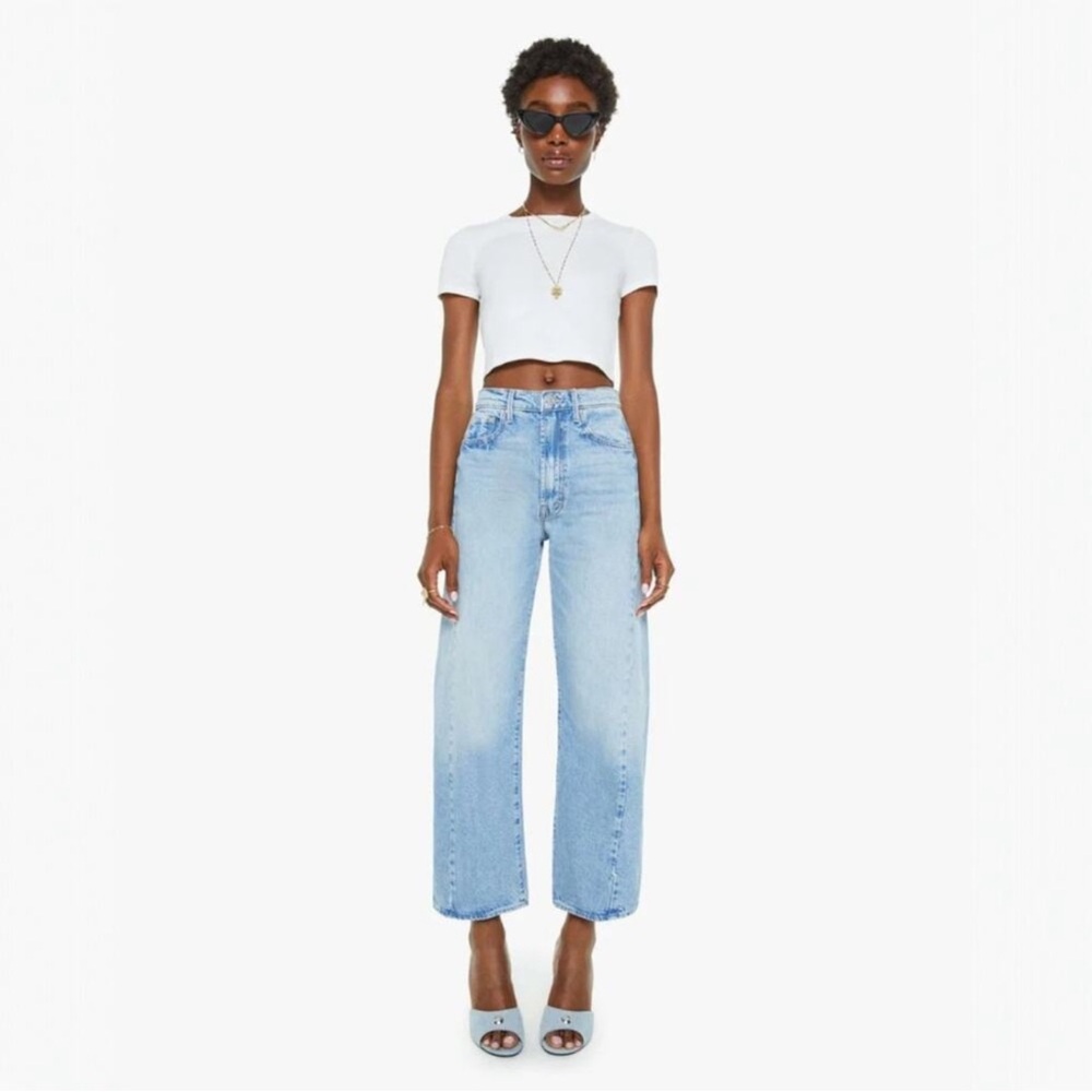 MOTHER Light Blue Ankle Jeans 27 NWT